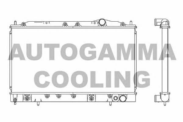 Autogamma 103163 Radiator, engine cooling 103163