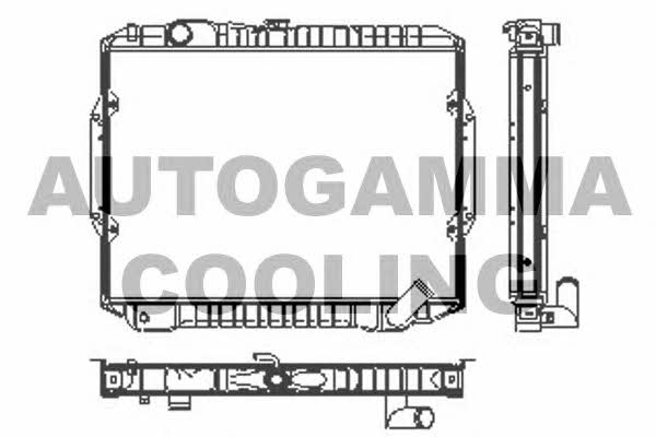 Autogamma 103190 Radiator, engine cooling 103190