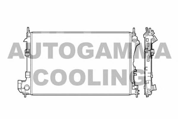 Autogamma 103237 Radiator, engine cooling 103237