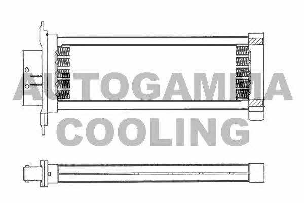 Autogamma 103248 Heat exchanger, interior heating 103248
