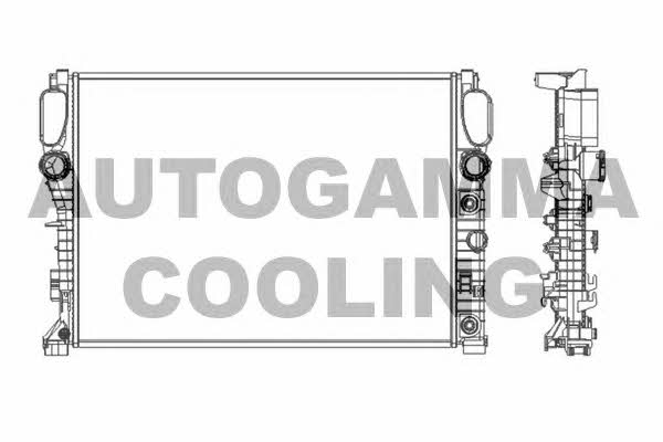 Autogamma 103339 Radiator, engine cooling 103339