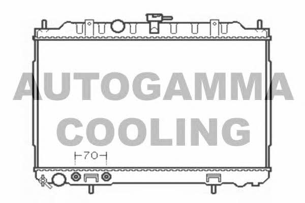 Autogamma 103348 Radiator, engine cooling 103348