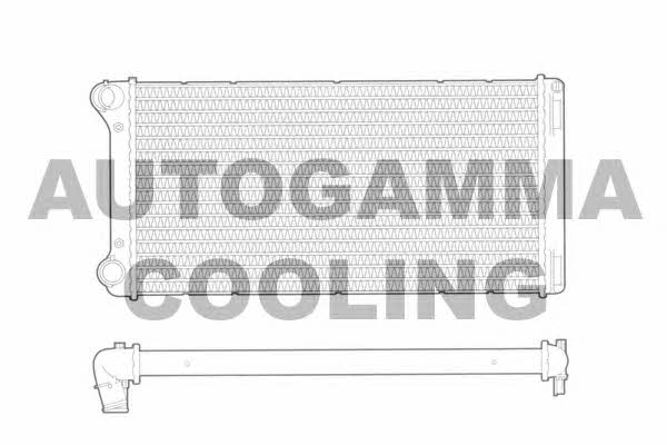 Autogamma 103358 Radiator, engine cooling 103358
