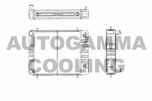 Autogamma 103361 Radiator, engine cooling 103361