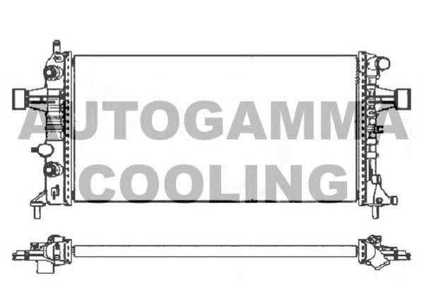 Autogamma 103368 Radiator, engine cooling 103368