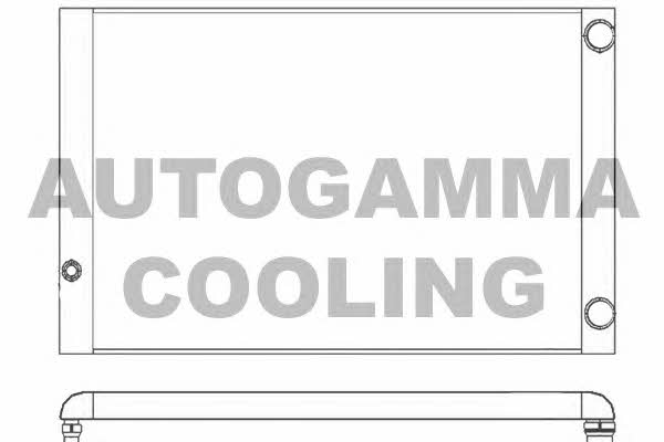 Autogamma 103373 Radiator, engine cooling 103373