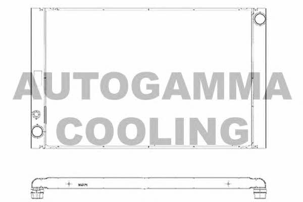 Autogamma 103374 Radiator, engine cooling 103374