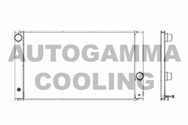 Autogamma 103387 Radiator, engine cooling 103387