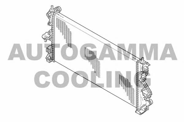 Autogamma 104592 Radiator, engine cooling 104592