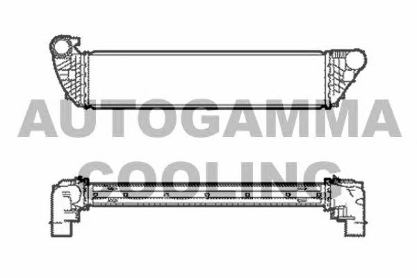 Autogamma 104596 Intercooler, charger 104596