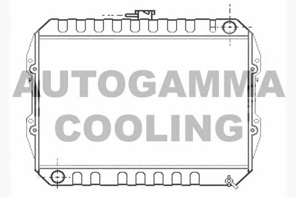 Autogamma 104610 Radiator, engine cooling 104610