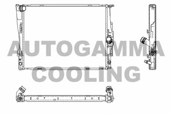 Autogamma 104627 Radiator, engine cooling 104627