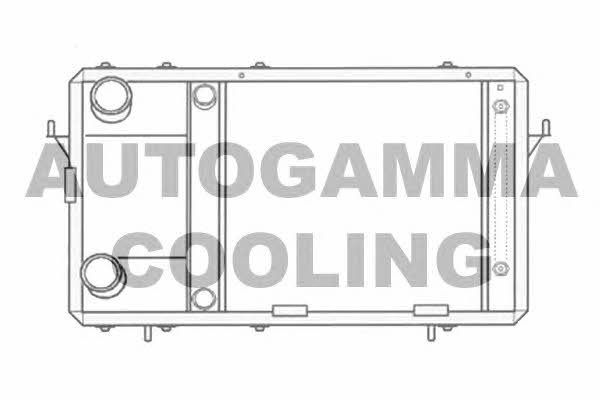 Autogamma 104663 Radiator, engine cooling 104663