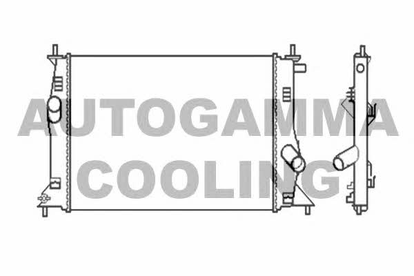 Autogamma 104674 Radiator, engine cooling 104674