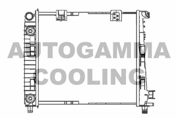 Autogamma 104683 Radiator, engine cooling 104683