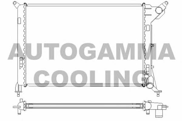 Autogamma 104687 Radiator, engine cooling 104687