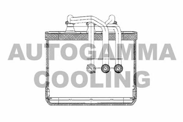 Autogamma 103396 Heat exchanger, interior heating 103396
