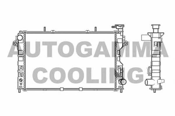 Autogamma 103400 Radiator, engine cooling 103400