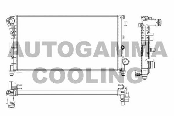Autogamma 103412 Radiator, engine cooling 103412