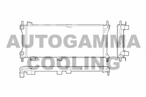 Autogamma 103413 Radiator, engine cooling 103413