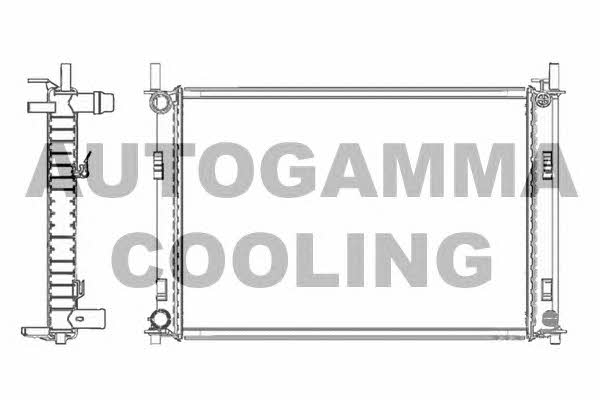 Autogamma 103417 Radiator, engine cooling 103417