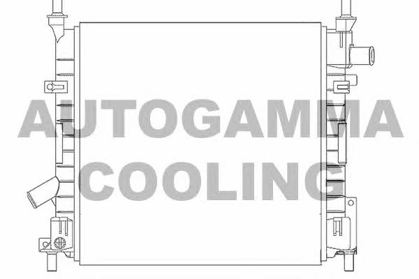 Autogamma 103428 Radiator, engine cooling 103428