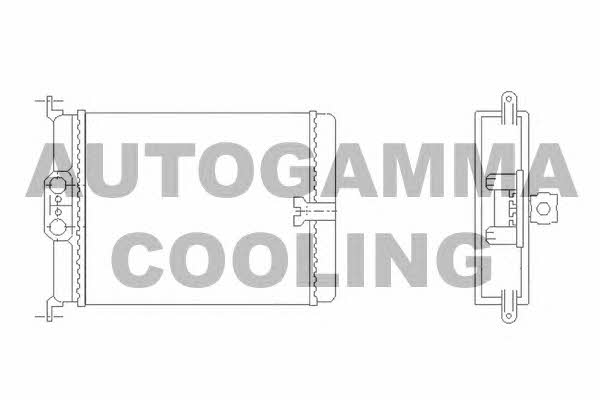 Autogamma 103452 Heat exchanger, interior heating 103452