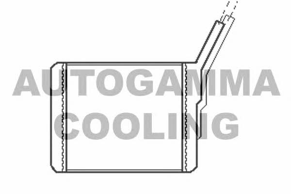 Autogamma 103527 Heat exchanger, interior heating 103527