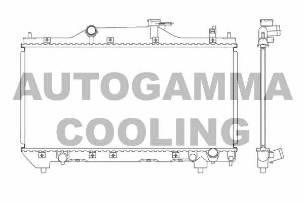 Autogamma 103534 Radiator, engine cooling 103534