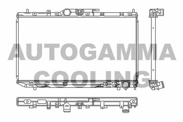 Autogamma 103539 Radiator, engine cooling 103539