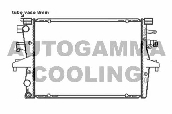Autogamma 103543 Radiator, engine cooling 103543
