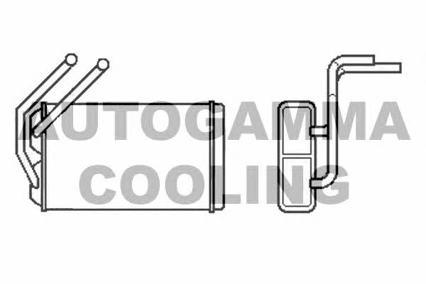 Autogamma 103551 Heat exchanger, interior heating 103551