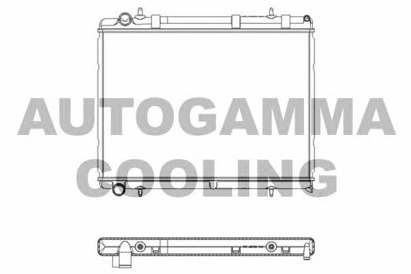Autogamma 103571 Radiator, engine cooling 103571