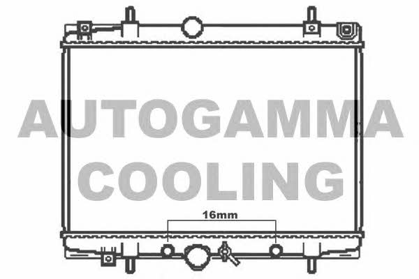 Autogamma 103572 Radiator, engine cooling 103572