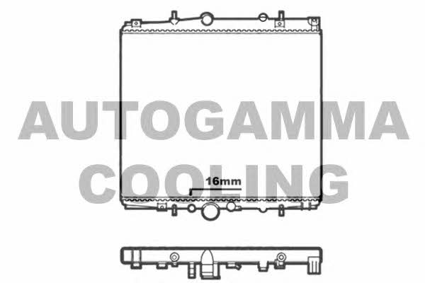 Autogamma 103573 Radiator, engine cooling 103573