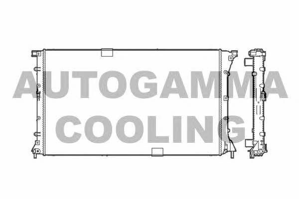 Autogamma 103601 Radiator, engine cooling 103601