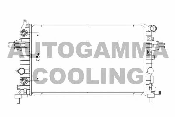 Autogamma 103627 Radiator, engine cooling 103627