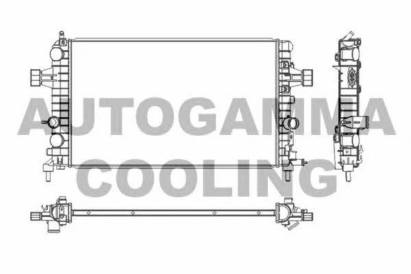 Autogamma 103628 Radiator, engine cooling 103628