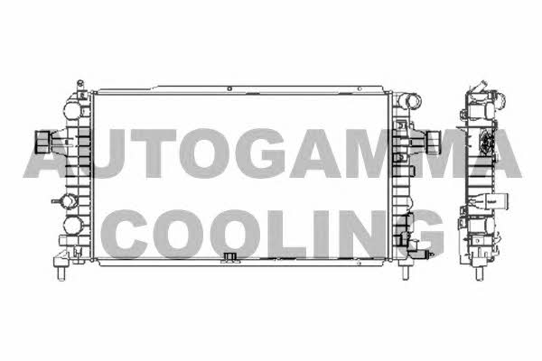 Autogamma 103629 Radiator, engine cooling 103629
