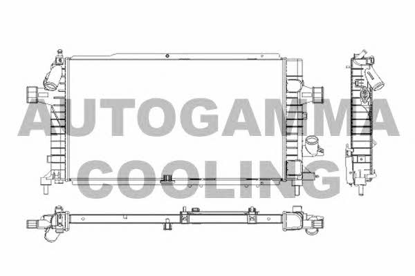 Autogamma 103630 Radiator, engine cooling 103630