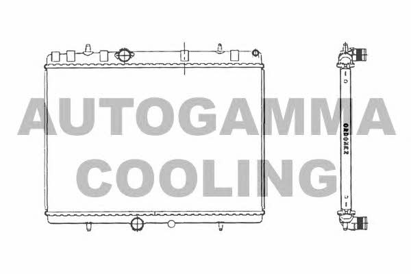 Autogamma 103639 Radiator, engine cooling 103639