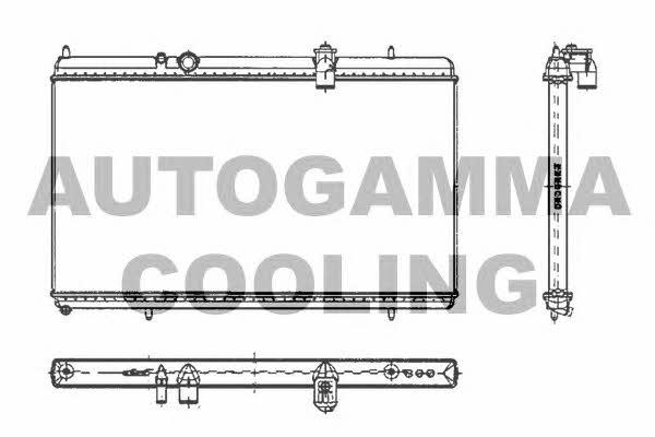 Autogamma 103642 Radiator, engine cooling 103642
