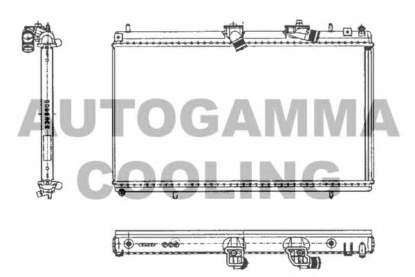 Autogamma 103646 Radiator, engine cooling 103646