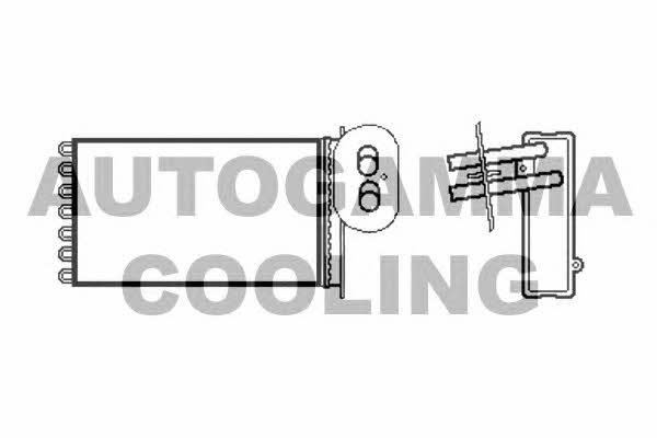 Autogamma 105655 Heat exchanger, interior heating 105655