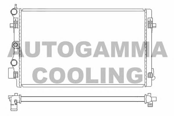 Autogamma 105692 Radiator, engine cooling 105692