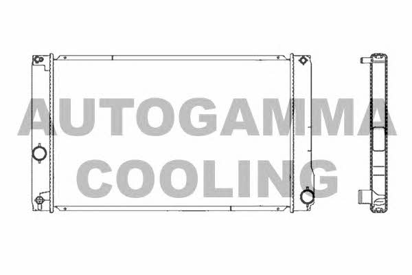 Autogamma 105701 Radiator, engine cooling 105701