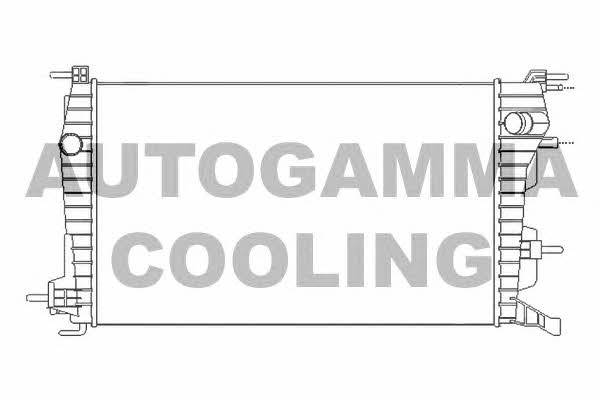 Autogamma 105715 Radiator, engine cooling 105715
