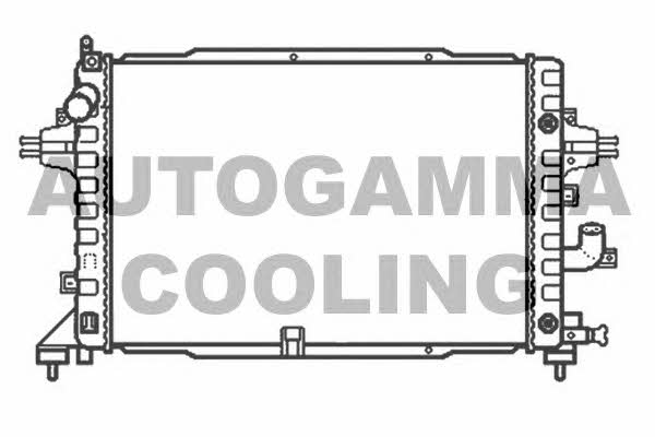 Autogamma 105734 Radiator, engine cooling 105734