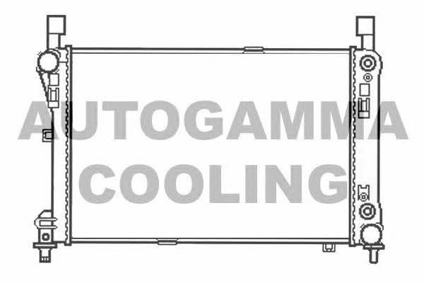 Autogamma 105757 Radiator, engine cooling 105757