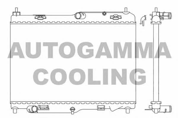 Autogamma 105774 Radiator, engine cooling 105774